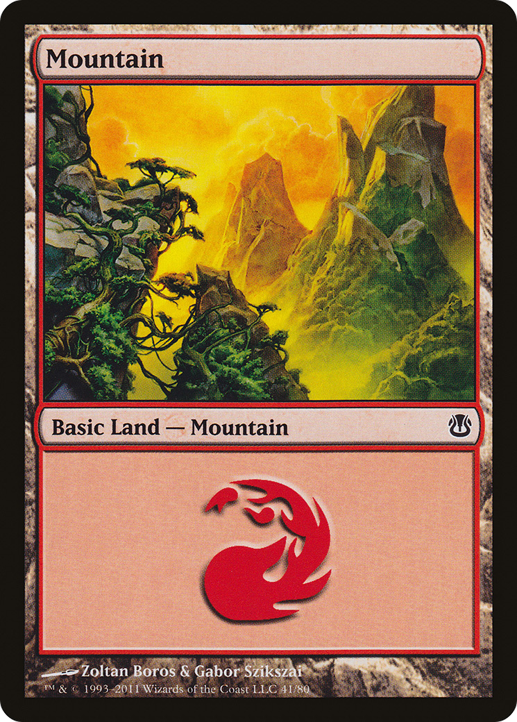 Mountain (DDH-041) - Duel Decks: Ajani vs. Nicol Bolas - Premium MTG Single from Wizards of the Coast - Just $0.08! Shop now at Game Crave Tournament Store