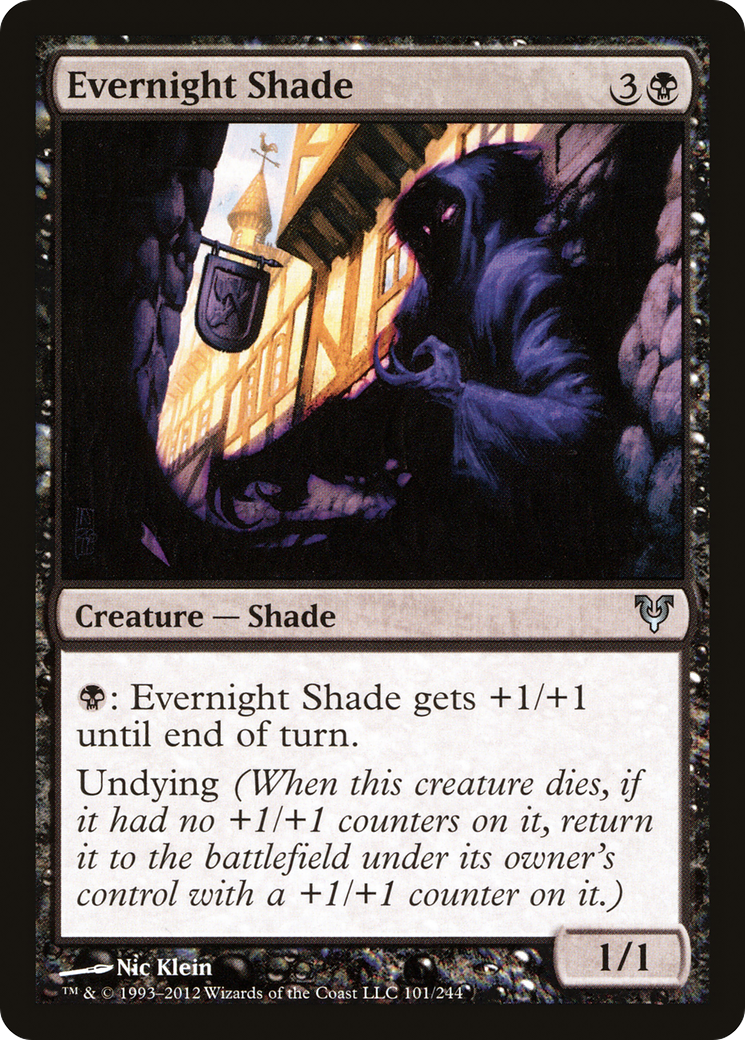 Evernight Shade (AVR-101) - Avacyn Restored Foil - Premium MTG Single from Wizards of the Coast - Just $0.08! Shop now at Game Crave Tournament Store