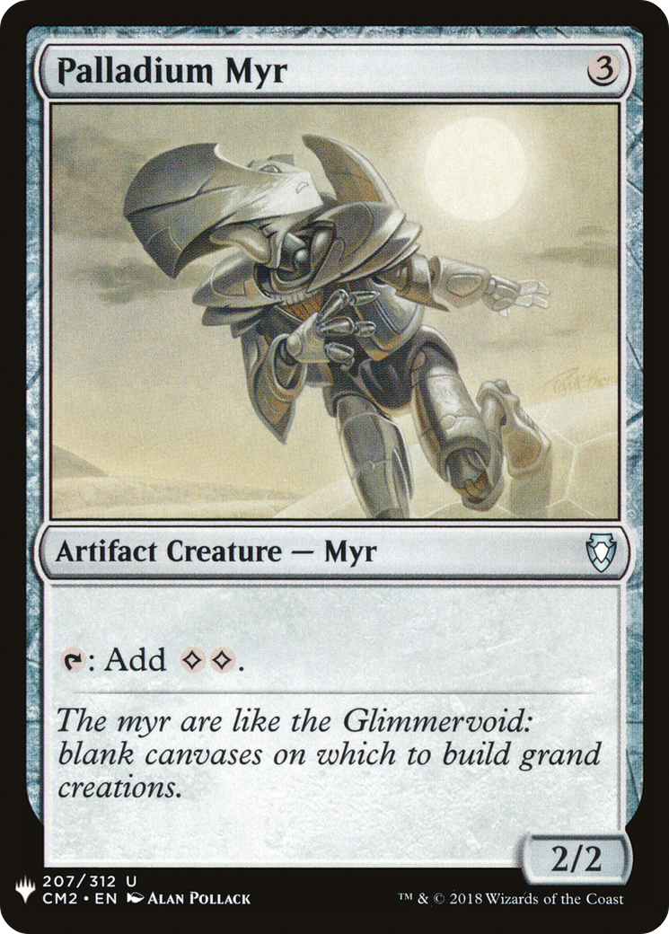Palladium Myr (MB1-1616) - Mystery Booster - Premium MTG Single from Wizards of the Coast - Just $0.18! Shop now at Game Crave Tournament Store