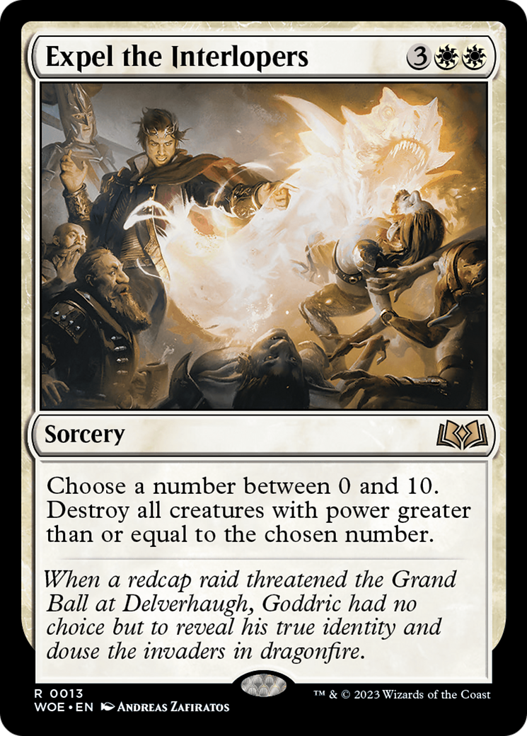 Expel the Interlopers (WOE-013) - Wilds of Eldraine - Premium MTG Single from Wizards of the Coast - Just $0.08! Shop now at Game Crave Tournament Store