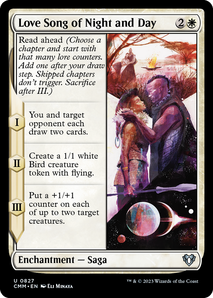 Love Song of Night and Day (CMM-827) - Commander Masters - Premium MTG Single from Wizards of the Coast - Just $0.08! Shop now at Game Crave Tournament Store