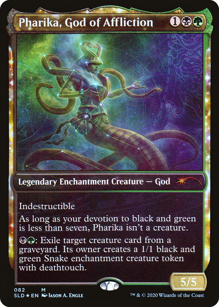 Pharika, God of Affliction (SLD-082) - Secret Lair Drop: (nyxtouched, Showcase) Foil - Premium MTG Single from Wizards of the Coast - Just $1.65! Shop now at Game Crave Tournament Store