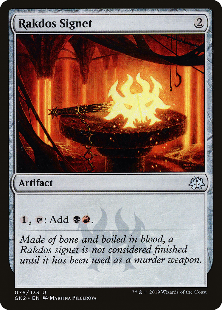 Rakdos Signet (GK2-076) - RNA Guild Kit - Premium MTG Single from Wizards of the Coast - Just $0.19! Shop now at Game Crave Tournament Store