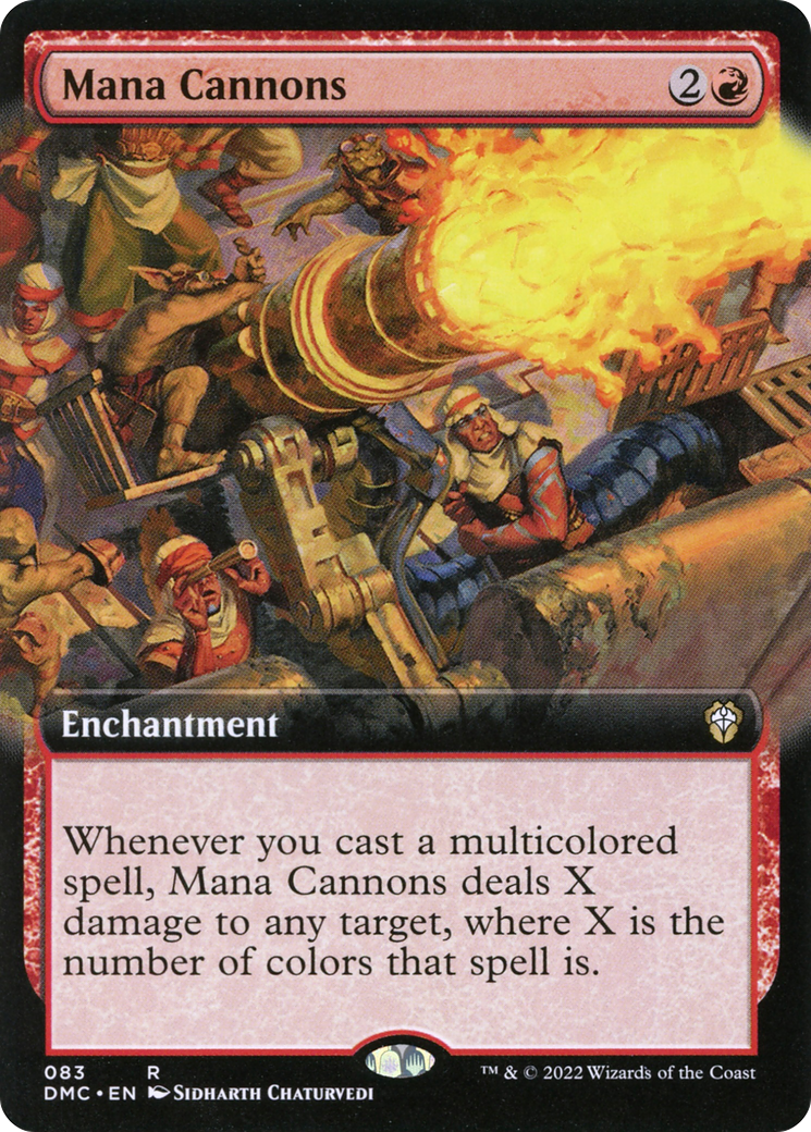 Mana Cannons (DMC-083) - Dominaria United Commander: (Extended Art) - Premium MTG Single from Wizards of the Coast - Just $0.31! Shop now at Game Crave Tournament Store