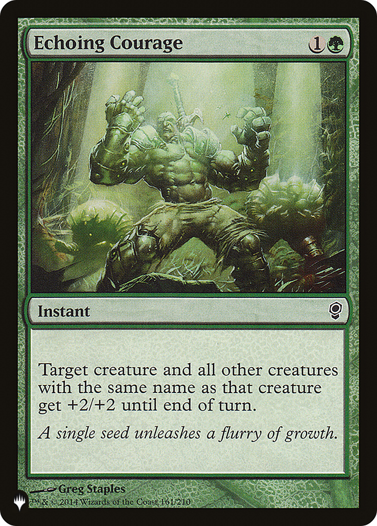 Echoing Courage (PLIST-1271) - The List - Premium MTG Single from Wizards of the Coast - Just $0.08! Shop now at Game Crave Tournament Store