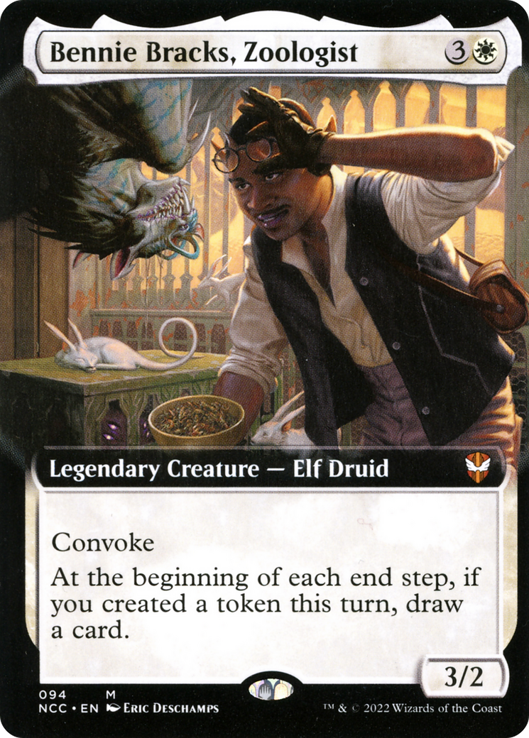 Bennie Bracks, Zoologist (NCC-094) - New Capenna Commander: (Extended Art) Foil - Premium MTG Single from Wizards of the Coast - Just $1.99! Shop now at Game Crave Tournament Store