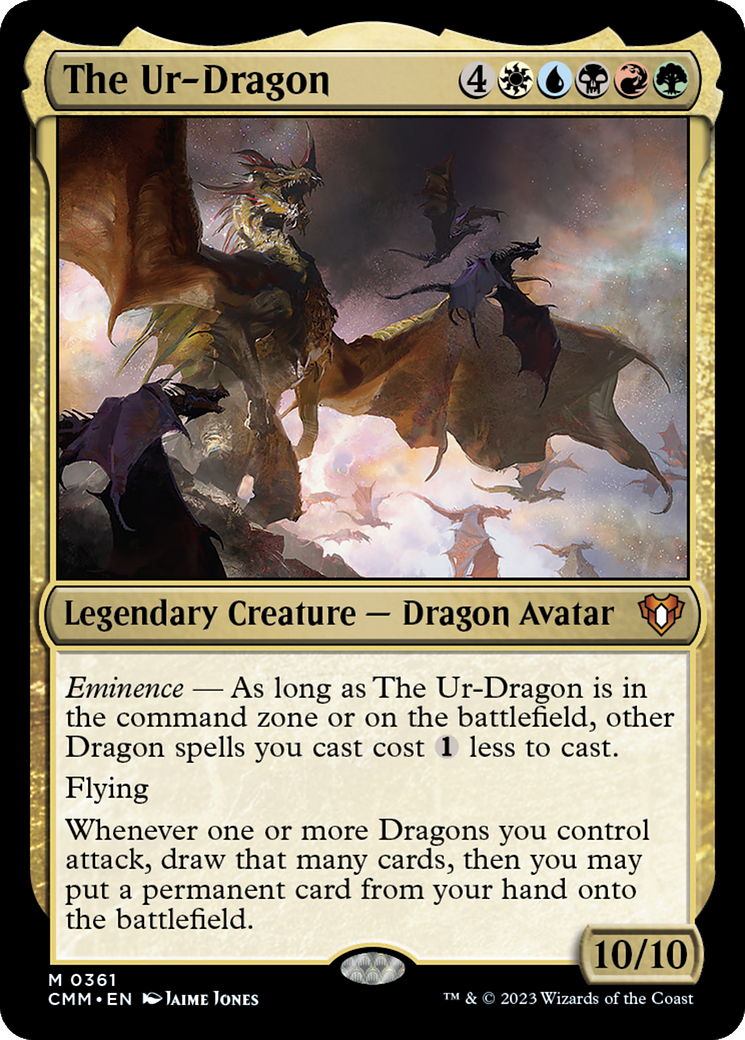 The Ur-Dragon (CMM-361) - Commander Masters - Premium MTG Single from Wizards of the Coast - Just $11.30! Shop now at Game Crave Tournament Store