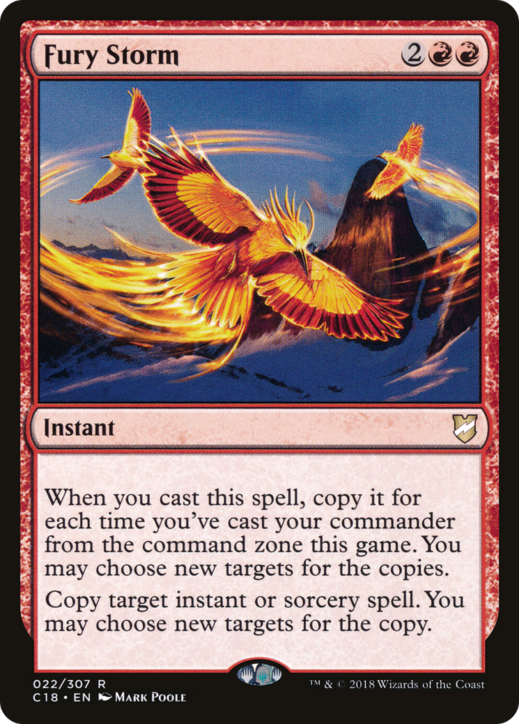 Fury Storm (C18-022) - Commander 2018 - Premium MTG Single from Wizards of the Coast - Just $1.55! Shop now at Game Crave Tournament Store