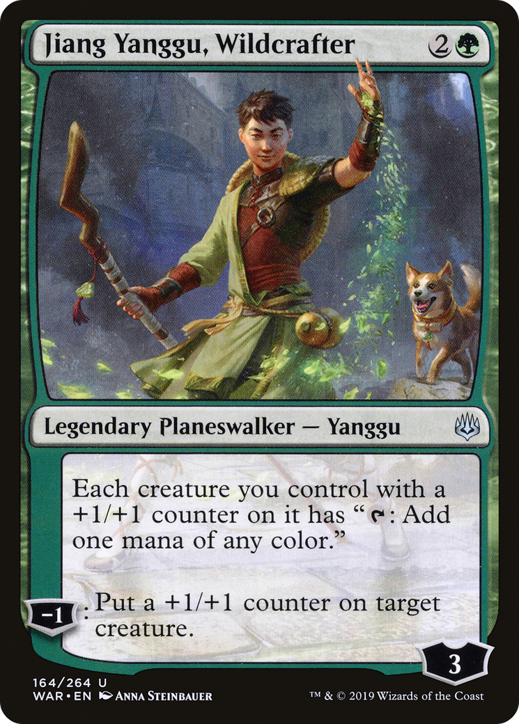 Jiang Yanggu, Wildcrafter (WAR-164) - War of the Spark - Premium MTG Single from Wizards of the Coast - Just $0.25! Shop now at Game Crave Tournament Store