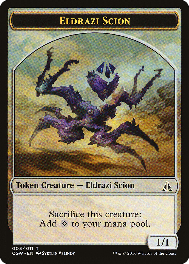 Eldrazi Scion (TOGW-003) - Oath of the Gatewatch Tokens - Premium MTG Single from Wizards of the Coast - Just $0.08! Shop now at Game Crave Tournament Store