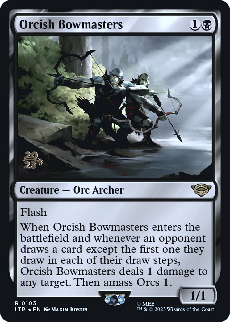 Orcish Bowmasters (PLTR-103S) - Tales of Middle-earth Promos Foil - Premium MTG Single from Wizards of the Coast - Just $12.58! Shop now at Game Crave Tournament Store
