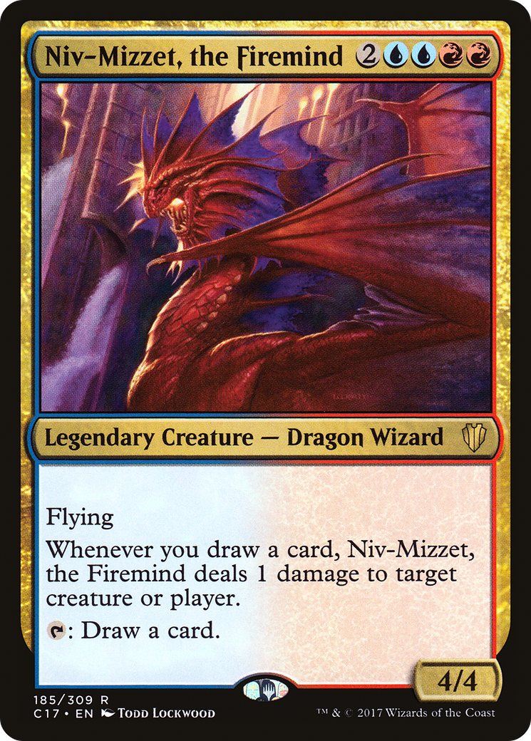 Niv-Mizzet, the Firemind (C17-185) - Commander 2017 - Premium MTG Single from Wizards of the Coast - Just $0.74! Shop now at Game Crave Tournament Store