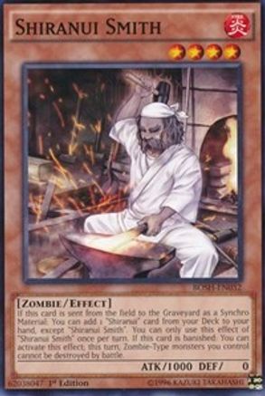 Shiranui Smith (BOSH-EN032) - Breakers of Shadow 1st Edition - Premium Yugioh Single from Konami - Just $0.25! Shop now at Game Crave Tournament Store