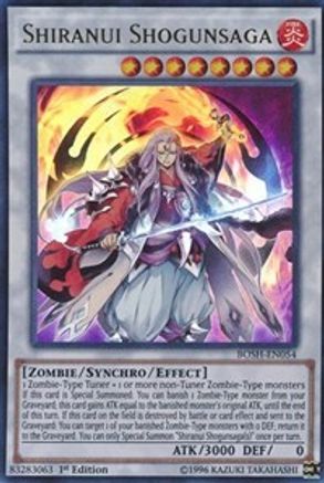 Shiranui Shogunsaga (BOSH-EN054) - Breakers of Shadow 1st Edition - Premium Yugioh Single from Konami - Just $1.31! Shop now at Game Crave Tournament Store