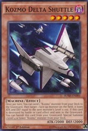 Kozmo Delta Shuttle (BOSH-EN084) - Breakers of Shadow 1st Edition - Premium Yugioh Single from Konami - Just $0.25! Shop now at Game Crave Tournament Store