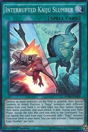 Interrupted Kaiju Slumber (BOSH-EN089) - Breakers of Shadow Unlimited - Premium Yugioh Single from Konami - Just $0.25! Shop now at Game Crave Tournament Store