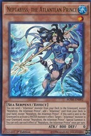 Neptabyss, the Atlantean Prince (BOSH-EN092) - Breakers of Shadow 1st Edition - Premium Yugioh Single from Konami - Just $0.37! Shop now at Game Crave Tournament Store