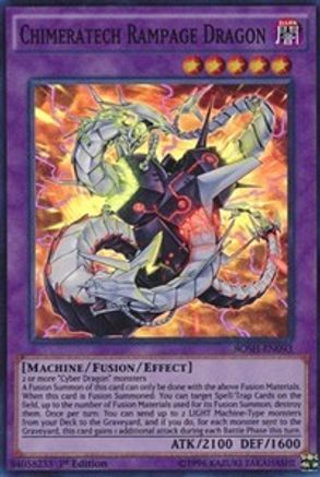 Chimeratech Rampage Dragon (BOSH-EN093) - Breakers of Shadow 1st Edition - Premium Yugioh Single from Konami - Just $0.08! Shop now at Game Crave Tournament Store