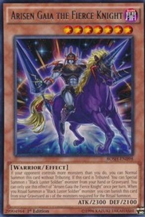 Arisen Gaia the Fierce Knight (BOSH-EN098) - Breakers of Shadow 1st Edition - Premium Yugioh Single from Konami - Just $0.42! Shop now at Game Crave Tournament Store