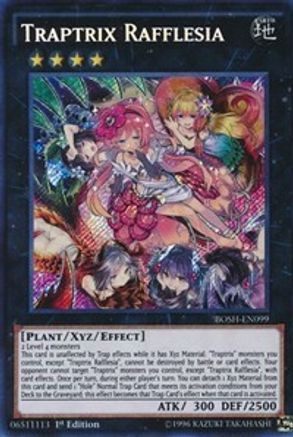 Traptrix Rafflesia (BOSH-EN099) - Breakers of Shadow 1st Edition - Premium Yugioh Single from Konami - Just $0.42! Shop now at Game Crave Tournament Store