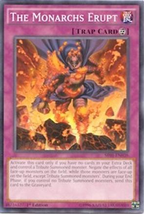 The Monarchs Erupt (SR01-EN038) - Structure Deck: Emperor of Darkness 1st Edition - Premium Yugioh Single from Konami - Just $0.25! Shop now at Game Crave Tournament Store