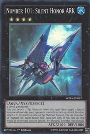 Number 101: Silent Honor ARK (WIRA-EN047) - Wing Raiders 1st Edition - Premium Yugioh Single from Konami - Just $0.46! Shop now at Game Crave Tournament Store