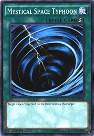 Mystical Space Typhoon (WIRA-EN051) - Wing Raiders 1st Edition - Premium Yugioh Single from Konami - Just $0.25! Shop now at Game Crave Tournament Store