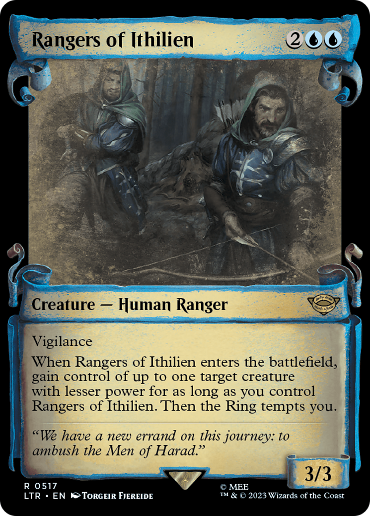 Rangers of Ithilien (LTR-517) - The Lord of the Rings: Tales of Middle-earth: (Showcase) - Premium MTG Single from Wizards of the Coast - Just $0.10! Shop now at Game Crave Tournament Store