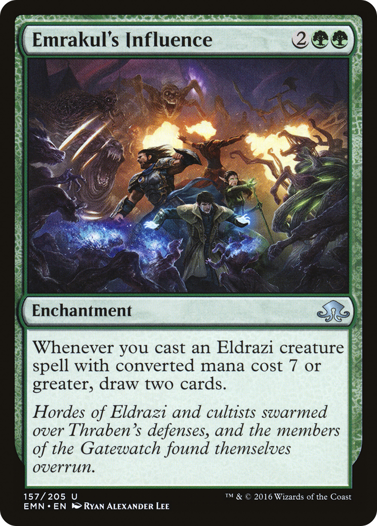 Emrakul's Influence (EMN-157) - Eldritch Moon Foil - Premium MTG Single from Wizards of the Coast - Just $0.08! Shop now at Game Crave Tournament Store