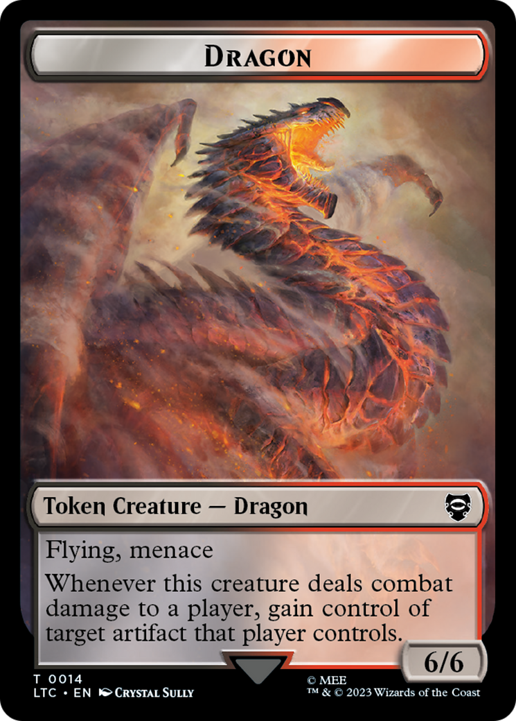 Dragon (TLTC-014) - Tales of Middle-earth Commander Tokens - Premium MTG Single from Wizards of the Coast - Just $0! Shop now at Game Crave Tournament Store
