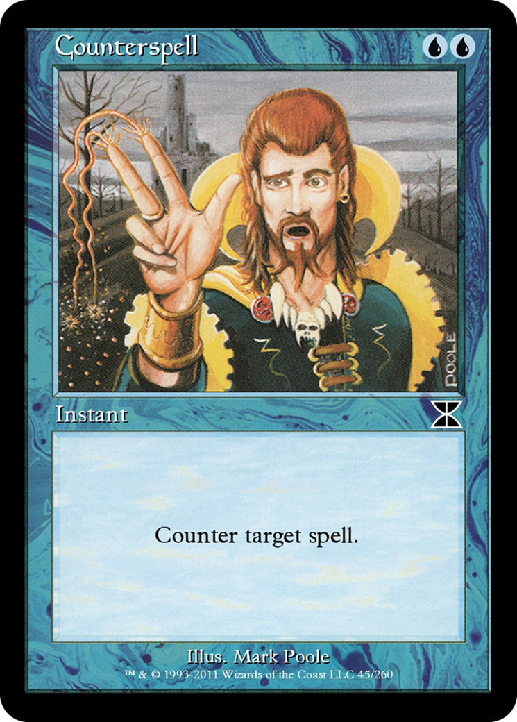 Counterspell (ME4-045) - Masters Edition IV - Premium MTG Single from Wizards of the Coast - Just $0! Shop now at Game Crave Tournament Store
