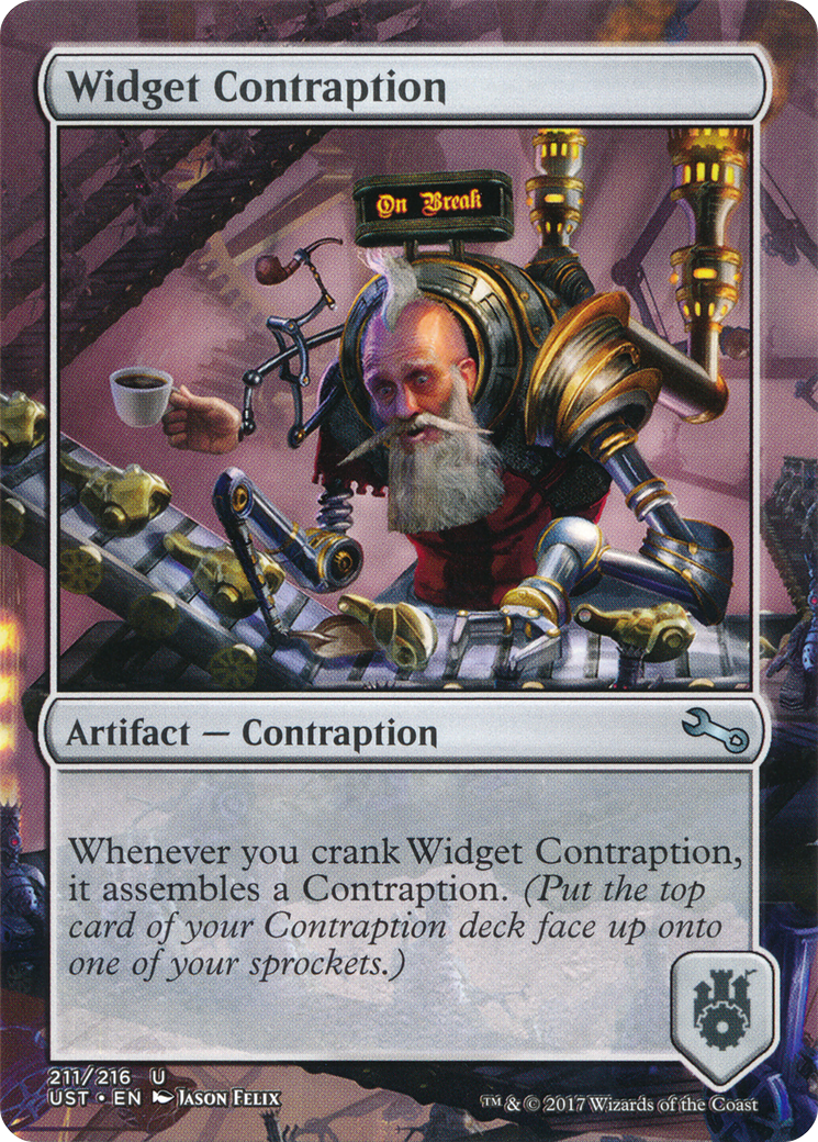 Widget Contraption (UST-211) - Unstable (Borderless) - Premium MTG Single from Wizards of the Coast - Just $0.25! Shop now at Game Crave Tournament Store