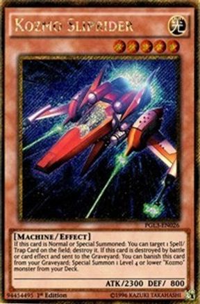 Kozmo Sliprider (PGL3-EN026) - Premium Gold: Infinite Gold 1st Edition - Premium Yugioh Single from Konami - Just $0.96! Shop now at Game Crave Tournament Store