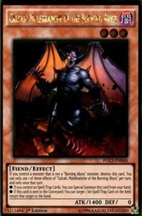 Calcab, Malebranche of the Burning Abyss (PGL3-EN048) - Premium Gold: Infinite Gold 1st Edition - Premium Yugioh Single from Konami - Just $0.25! Shop now at Game Crave Tournament Store