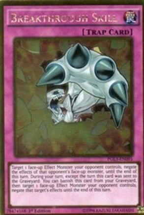 Breakthrough Skill (PGL3-EN095) - Premium Gold: Infinite Gold 1st Edition - Premium Yugioh Single from Konami - Just $0.70! Shop now at Game Crave Tournament Store