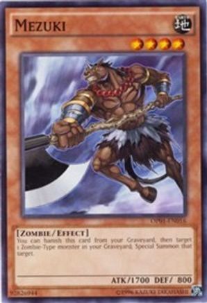 Mezuki (OP01-EN016) - OTS Tournament Pack 1 Unlimited - Premium Yugioh Single from Konami - Just $0.61! Shop now at Game Crave Tournament Store
