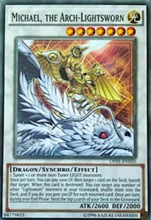 Michael, the Arch-Lightsworn (OP01-EN020) - OTS Tournament Pack 1 Unlimited - Premium Yugioh Single from Konami - Just $1.26! Shop now at Game Crave Tournament Store