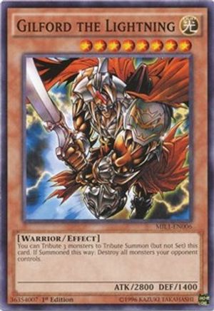 Gilford the Lightning (MIL1-EN006) - Millennium Pack 1st Edition - Premium Yugioh Single from Konami - Just $0.31! Shop now at Game Crave Tournament Store