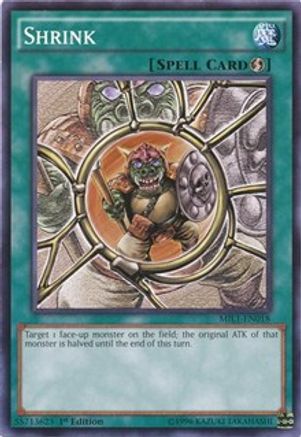 Shrink (MIL1-EN018) - Millennium Pack 1st Edition - Premium Yugioh Single from Konami - Just $0.25! Shop now at Game Crave Tournament Store