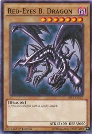 Red-Eyes B. Dragon (MIL1-EN027) - Millennium Pack 1st Edition - Premium Yugioh Single from Konami - Just $0.65! Shop now at Game Crave Tournament Store