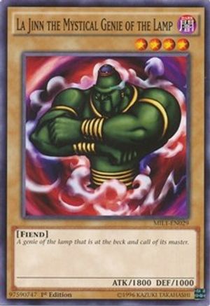 La Jinn the Mystical Genie of the Lamp (MIL1-EN029) - Millennium Pack 1st Edition - Premium Yugioh Single from Konami - Just $0.27! Shop now at Game Crave Tournament Store