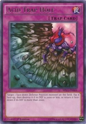 Acid Trap Hole (MIL1-EN044) - Millennium Pack 1st Edition - Premium Yugioh Single from Konami - Just $0.25! Shop now at Game Crave Tournament Store