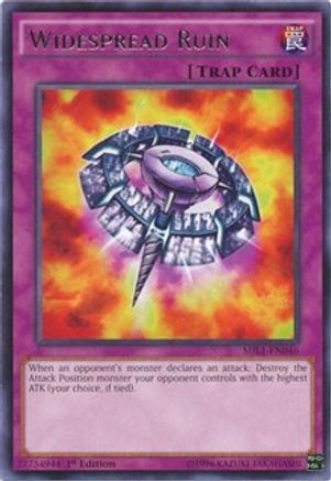 Widespread Ruin (MIL1-EN046) - Millennium Pack 1st Edition - Premium Yugioh Single from Konami - Just $0.26! Shop now at Game Crave Tournament Store