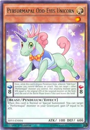 Performapal Odd-Eyes Unicorn (SHVI-EN004) - Shining Victories Unlimited - Premium Yugioh Single from Konami - Just $0.25! Shop now at Game Crave Tournament Store