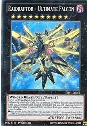 Raidraptor - Ultimate Falcon (SHVI-EN053) - Shining Victories 1st Edition - Premium Yugioh Single from Konami - Just $0.41! Shop now at Game Crave Tournament Store