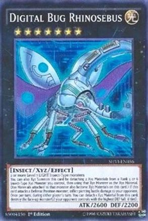 Digital Bug Rhinosebus (SHVI-EN056) - Shining Victories 1st Edition - Premium Yugioh Single from Konami - Just $0.25! Shop now at Game Crave Tournament Store