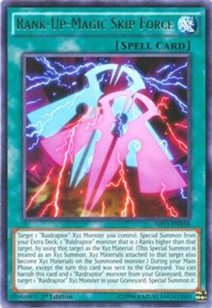 Rank-Up-Magic Skip Force (SHVI-EN058) - Shining Victories Unlimited - Premium Yugioh Single from Konami - Just $0.19! Shop now at Game Crave Tournament Store