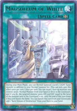 Mausoleum of White (SHVI-EN059) - Shining Victories 1st Edition - Premium Yugioh Single from Konami - Just $0.26! Shop now at Game Crave Tournament Store