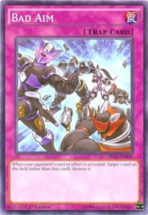 Bad Aim (SHVI-EN078) - Shining Victories 1st Edition - Premium Yugioh Single from Konami - Just $0.25! Shop now at Game Crave Tournament Store