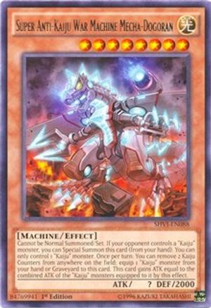 Super Anti-Kaiju War Machine Mecha-Dogoran (SHVI-EN088) - Shining Victories 1st Edition - Premium Yugioh Single from Konami - Just $0.26! Shop now at Game Crave Tournament Store